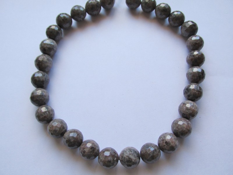 (image for) Gray Faceted Rounds # 1639